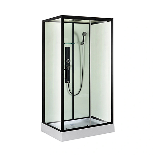 SHR008 Rectangle Black shower cabin