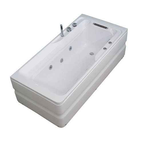 M6025 Hot Sale Acrylic Freestanding Bathtub Good Price Jacuzzi Whirlpool Bathtub